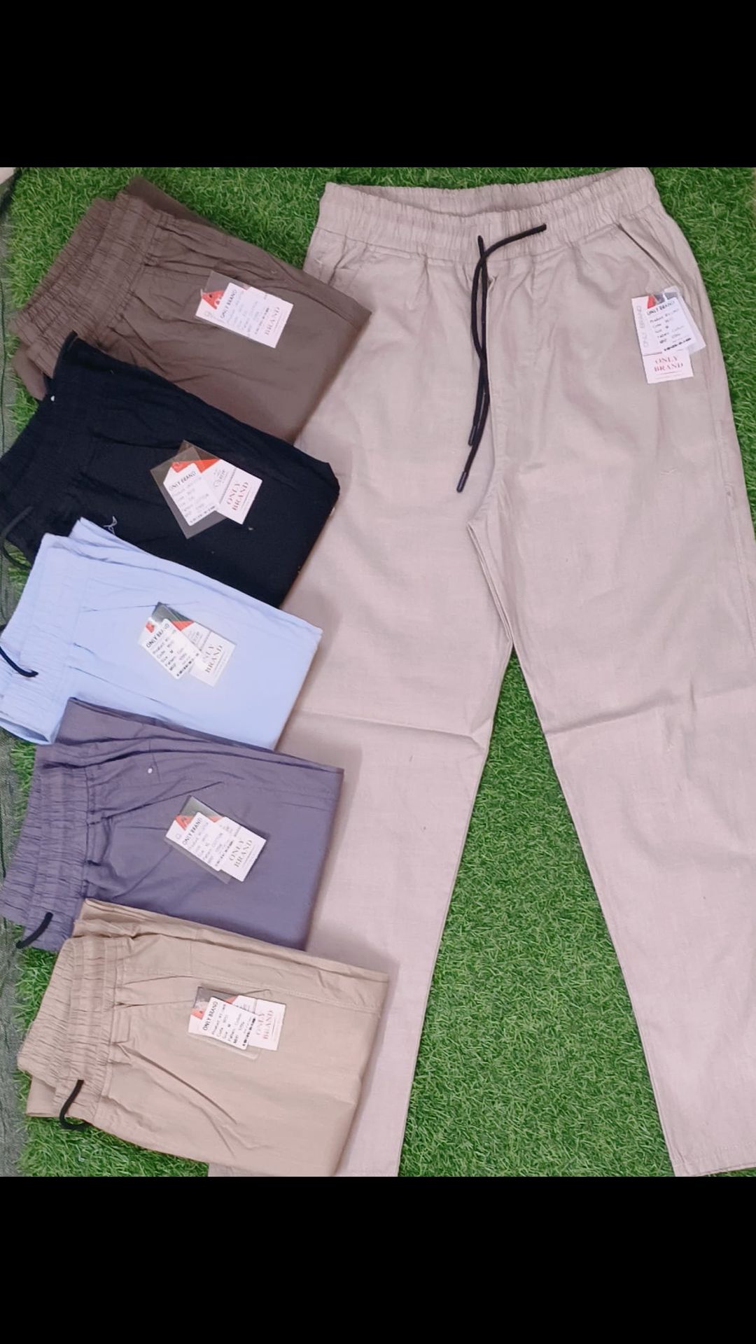 Wholesale Men's Linen Blend Lounge Pants | Relaxed Fit Trousers for Wholesale & Retail | MOQ 24 Pcs | 6 Colors, L-XXL 3