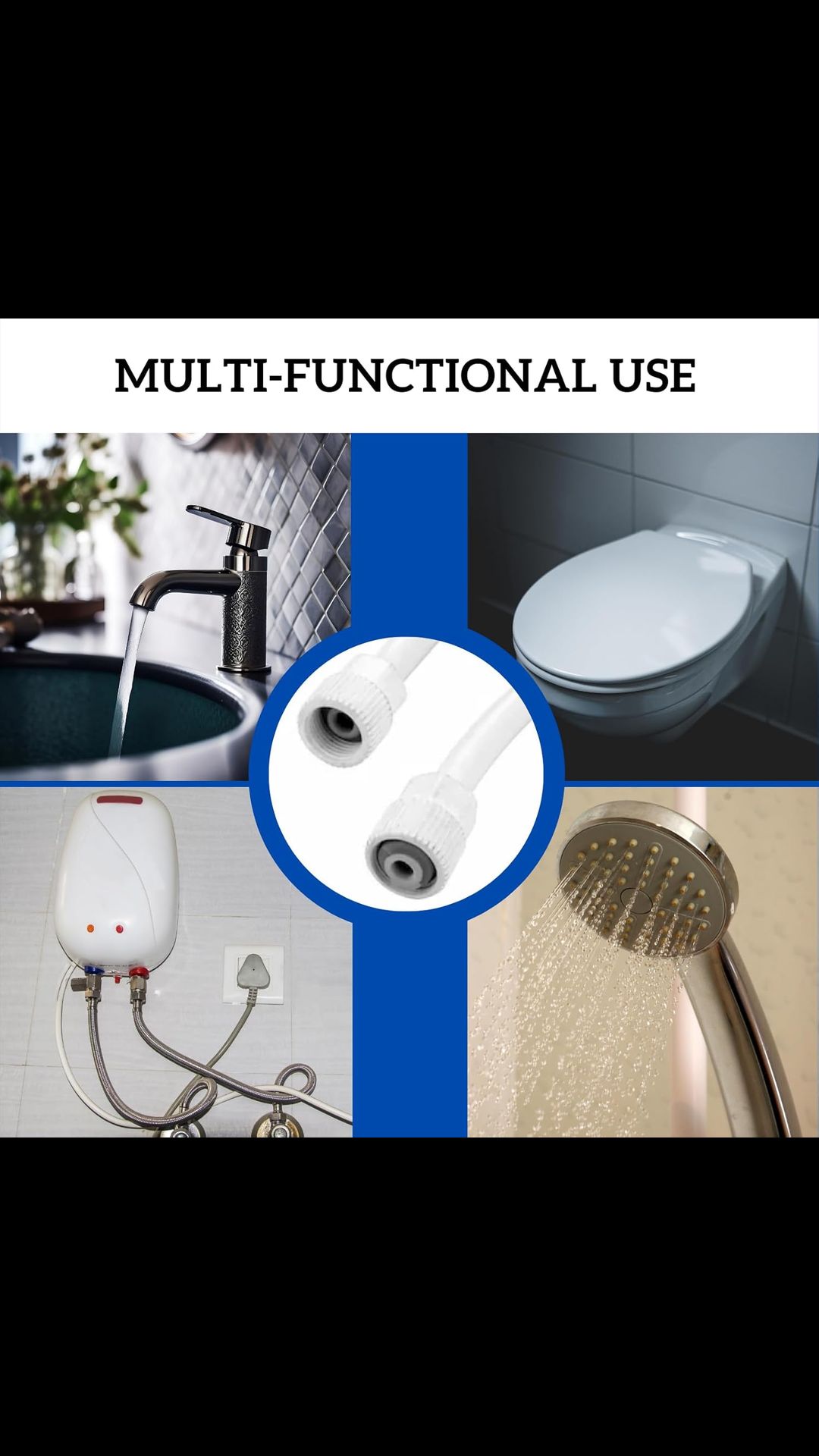 PVC Shower Tube 1 Mtr 5