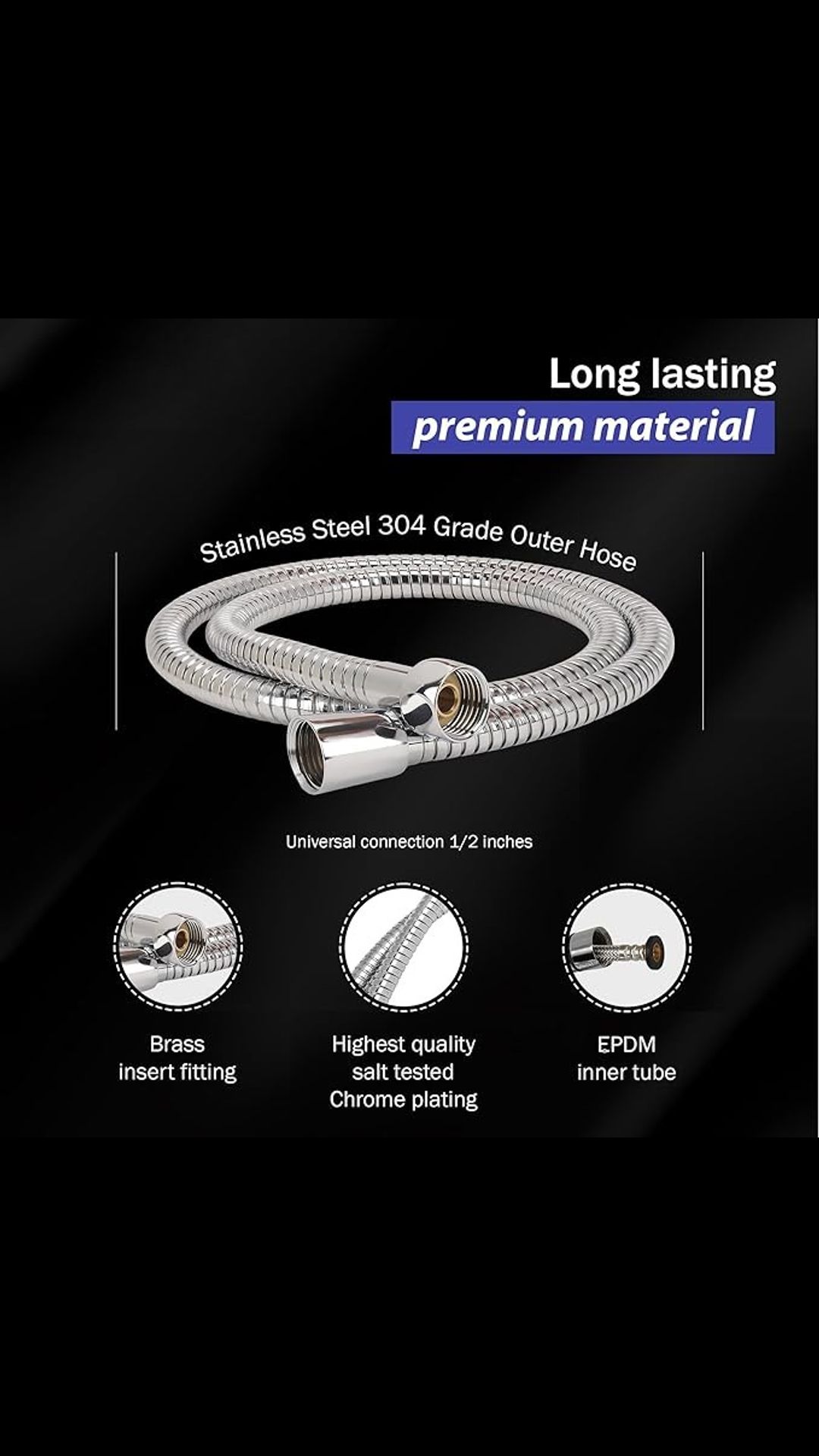 SS Shower Tube 1 MTR 3