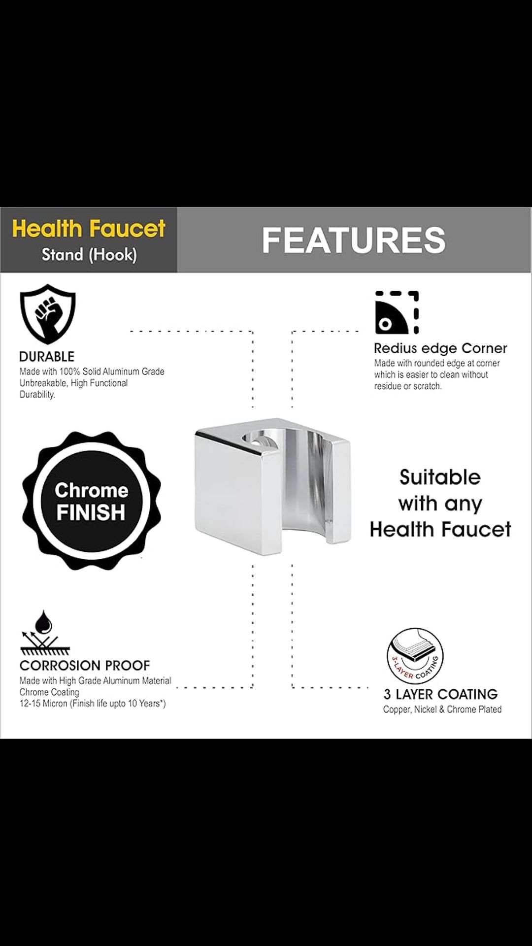 Metal Health Faucet Stand 3